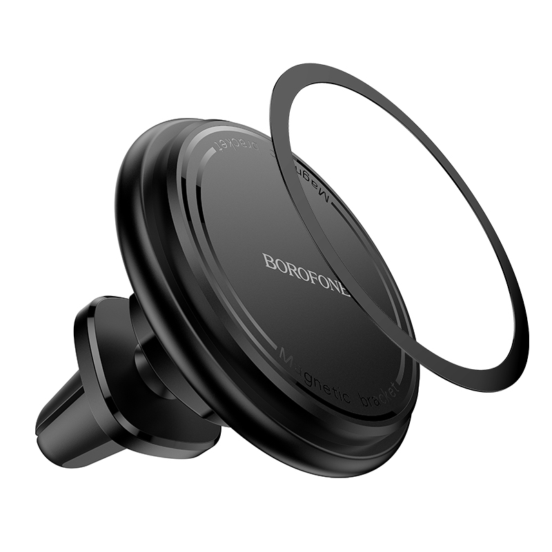 Автомобильный держатель BOROFONE BH135 Parker, магнитный, на воздуховод, черный фото
