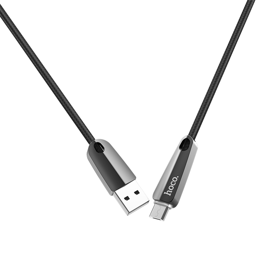 Кабель USB HOCO U35 Space shuttle USB - MicroUSB, 2.4А, 1.2 м, черный оптом недорого с доставкой Кабель USB HOCO U35 Space shuttle USB - MicroUSB, 2.4А, 1.2 м, черный фото
