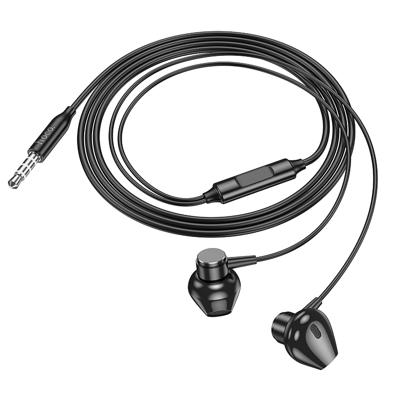 Проводные наушники HOCO M125 Smart, Jack 3.5mm, 1.2 м, черный фото