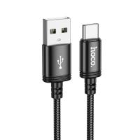 Кабель USB HOCO X89 Wind USB - Type-C, 3A, 2 м, черный фото