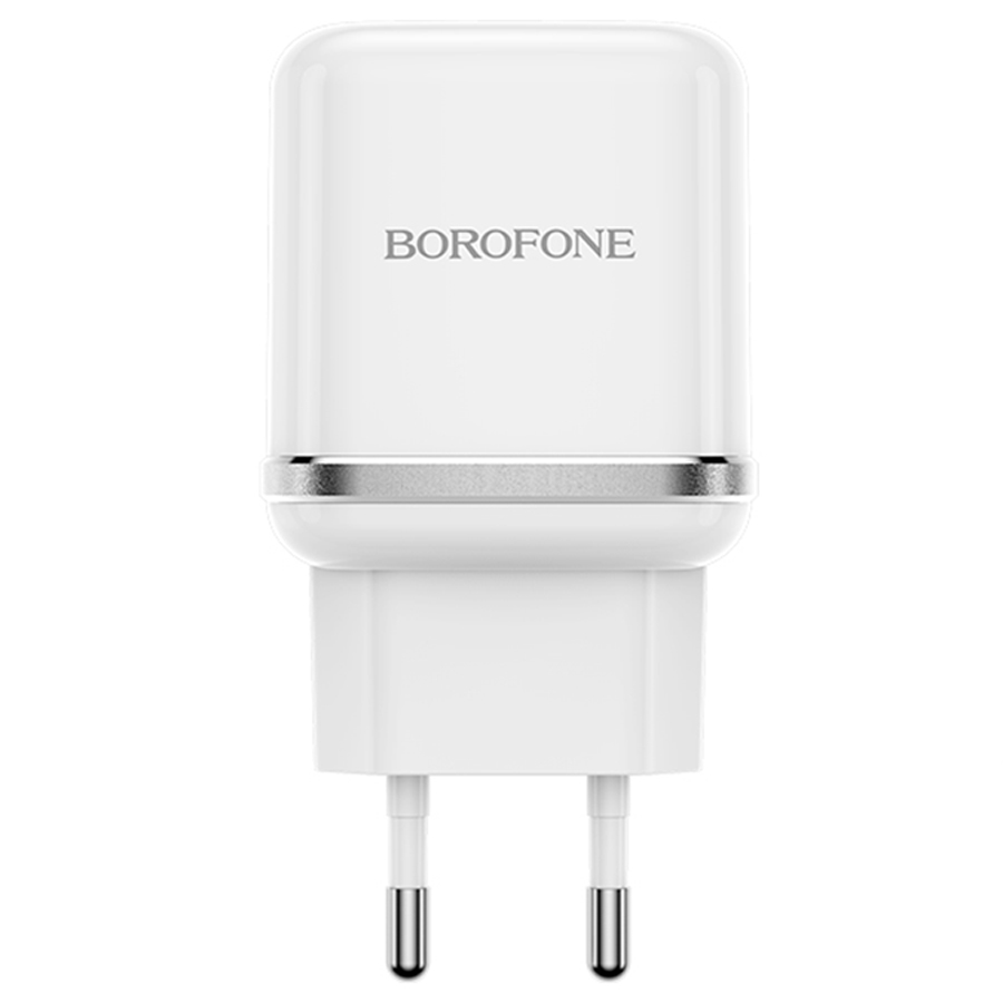 Сетевое зарядное устройство BOROFONE BA36A High speed 1xUSB, 3A, 18W, белый фото