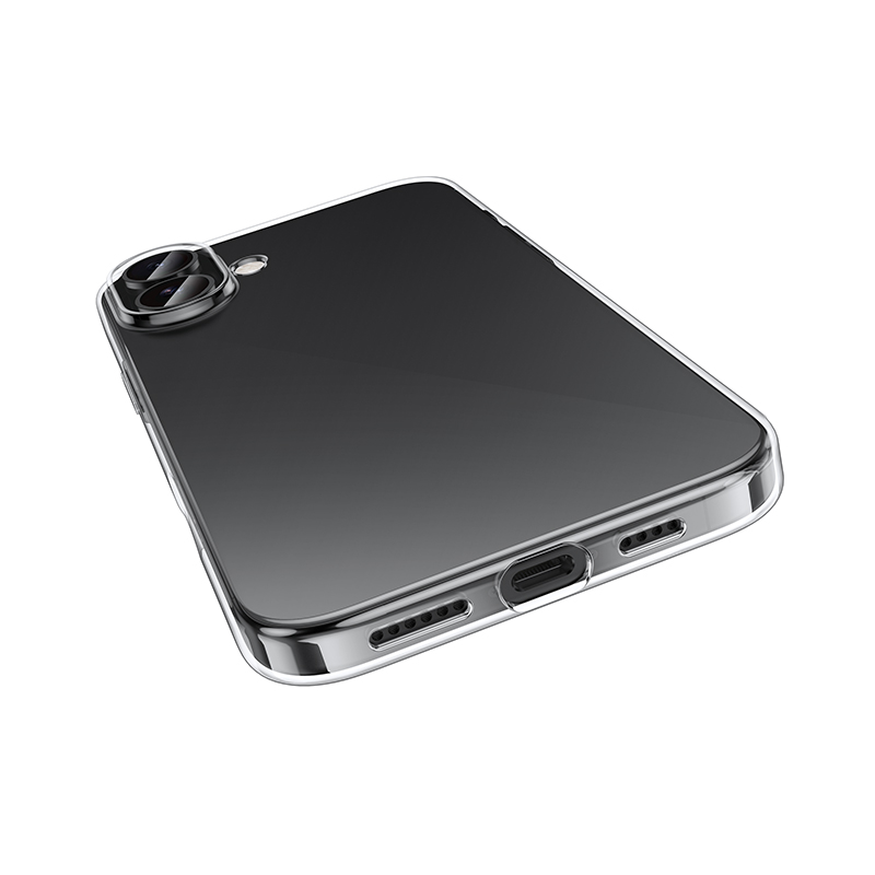 Чехол HOCO TPU Light Series для iPhone 16 (6.1"), прозрачный фото