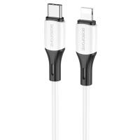 Кабель USB-C BOROFONE BX79 Type-C - Lightning, 20W, 1 м, белый фото