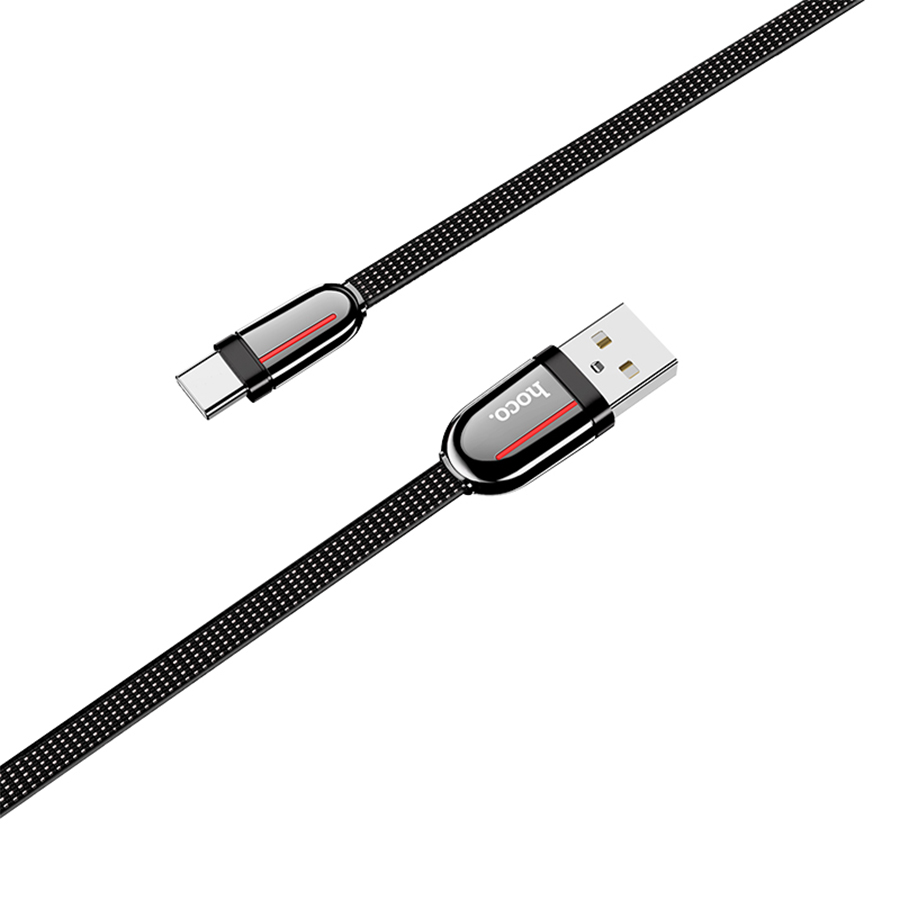 Кабель USB HOCO U74 Grand USB - Type-C, 3A, 1.2 м, черный оптом недорого с доставкой Кабель USB HOCO U74 Grand USB - Type-C, 3A, 1.2 м, черный фото