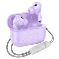 Беспроводные наушники TWS HOCO EQ9 Duke, Bluetooth 5.3, фиолетовый фото