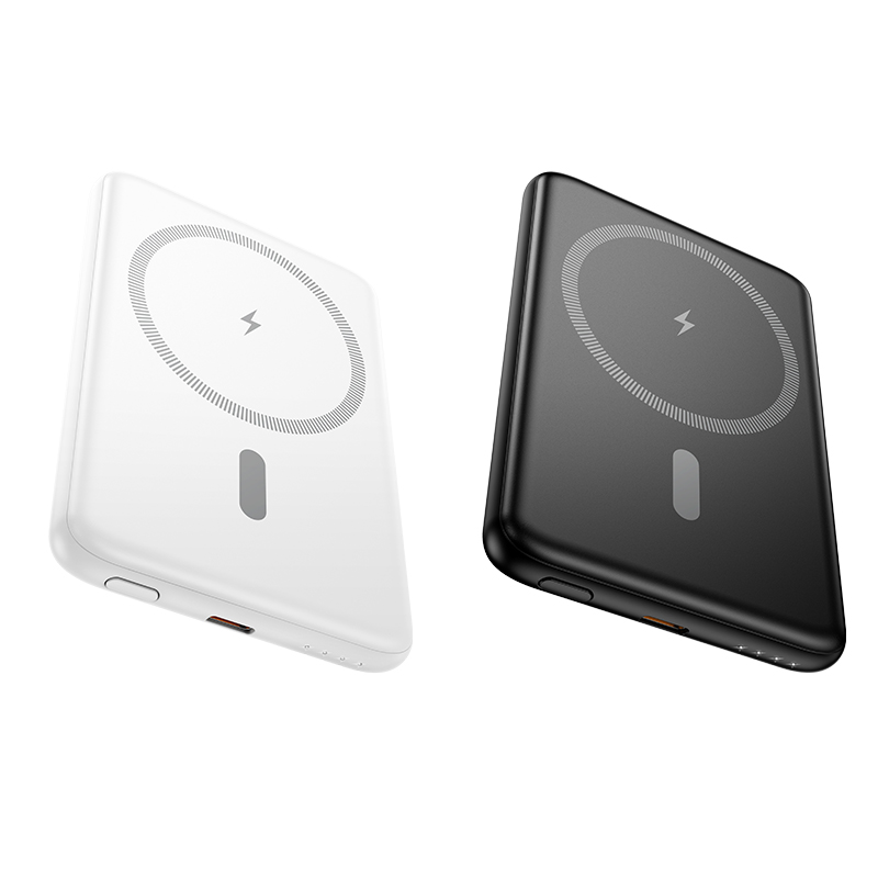 Портативный аккумулятор HOCO J140A Tony, с беспроводной зарядкой, 20W, 5000 мА⋅ч, черный фото