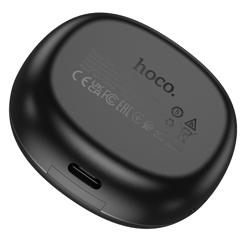 Беспроводные наушники TWS HOCO EQ3 Smart, Bluetooth 5.3, черный фото