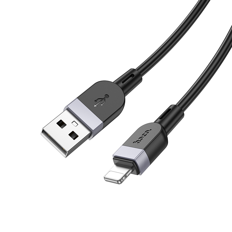 Кабель USB HOCO X109 Energy  USB - Lightning, 2.4А, 1 м, черный фото