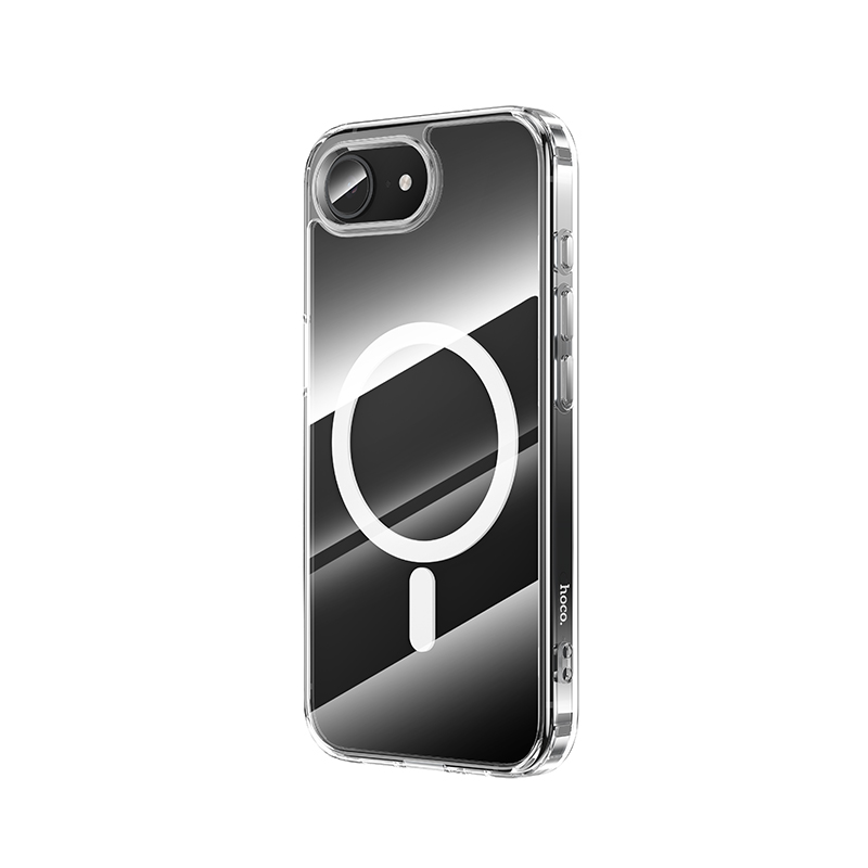 Чехол HOCO TPU Magnetic series для iPhone 16e (6.1"), прозрачный фото