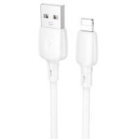 Кабель USB BOROFONE BX93 Super power USB - Lightning, 2.4А, 1 м, белый оптом недорого с доставкой Кабель USB BOROFONE BX93 Super power USB - Lightning, 2.4А, 1 м, белый фото