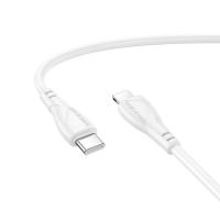 Кабель USB-C BOROFONE BX121 Energy Type-C - Lightning, 27W, 1 м, белый фото