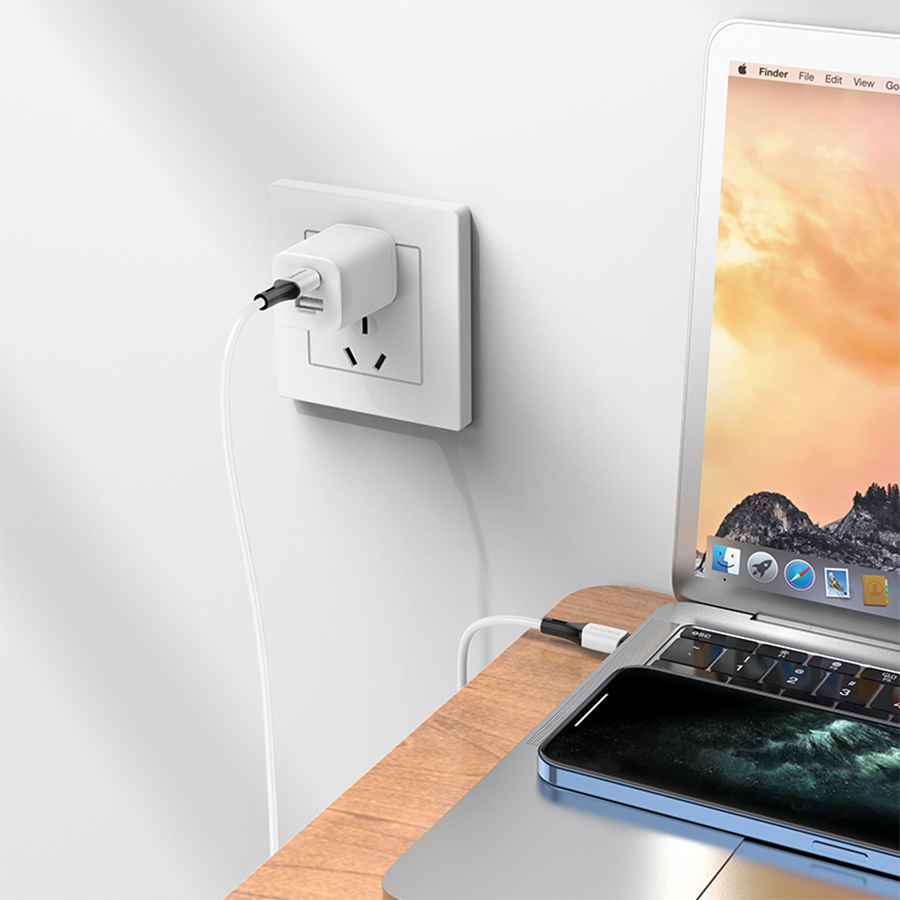 Кабель USB-C BOROFONE BX79 Type-C - Type-C, 3A, 60W, 1 м, белый фото