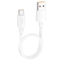 Кабель USB HOCO X96 Hyper USB - Type-C, 6A, 100W, 25 см, белый фото