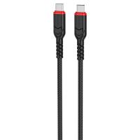 Кабель USB-C HOCO X59 Victory Type-C - Type-C, 3A, 60W, 1 м, черный оптом недорого с доставкой Кабель USB-C HOCO X59 Victory Type-C - Type-C, 3A, 60W, 1 м, черный фото
