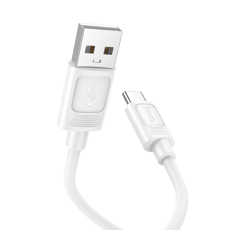 Кабель USB HOCO X122 Benefit USB - Type-C, 3A, 1 м, белый фото