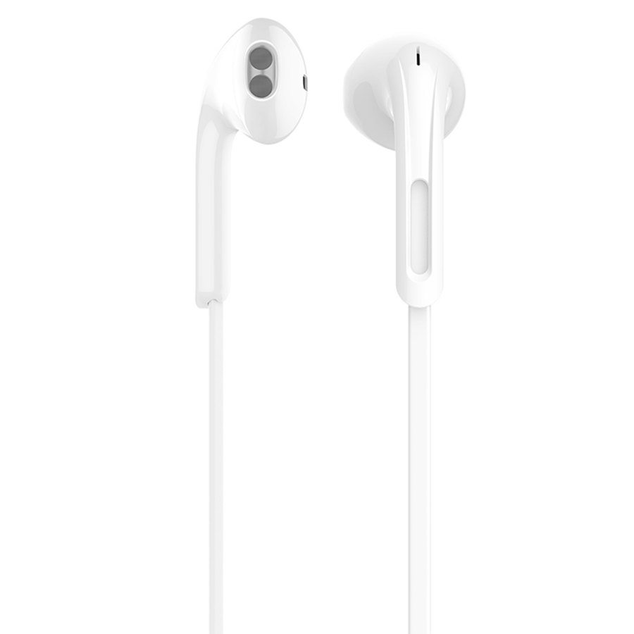 Проводные наушники HOCO M39 Rhyme, Jack 3.5mm, 1.2 м, белый фото