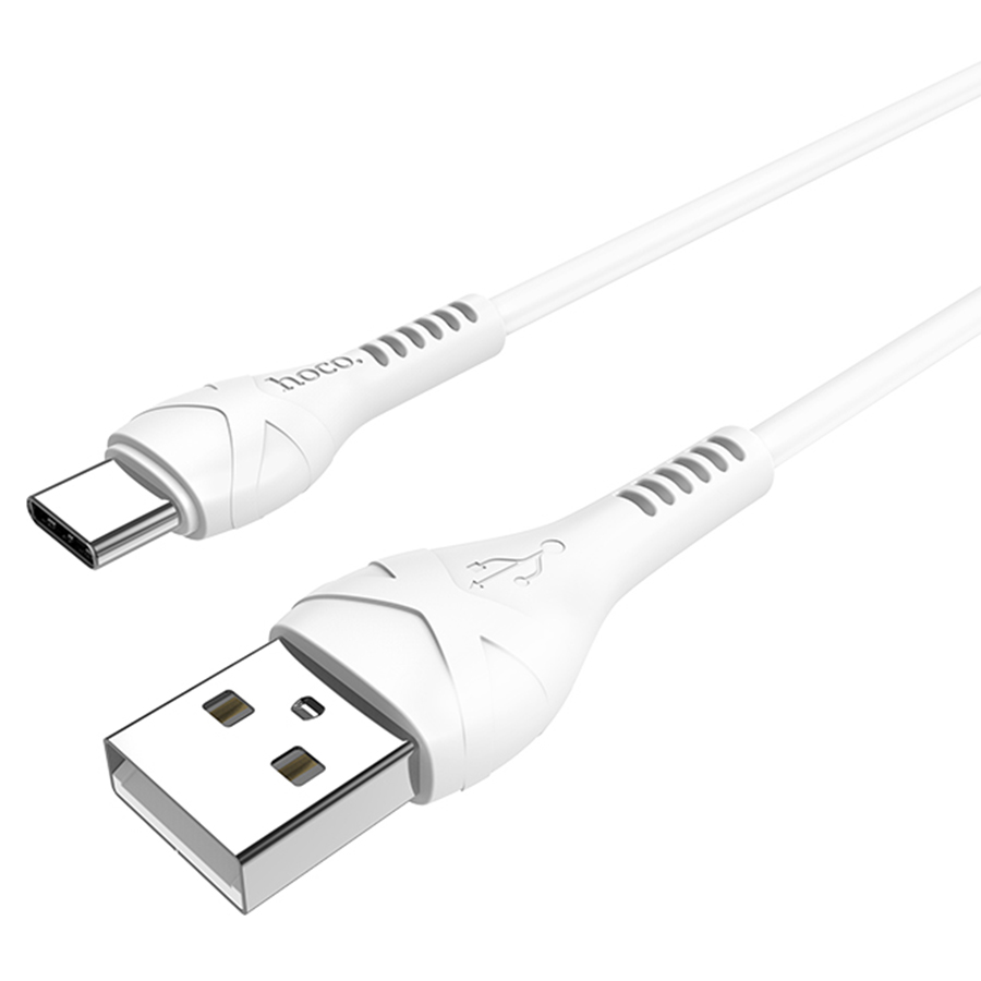 Кабель USB HOCO X37 Cool USB - Type-C, 3A, 1 м, белый фото