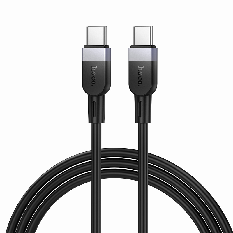 Кабель USB-C HOCO X109 Energy  Type-C - Type-C, 3A, 60W, 1 м, черный фото