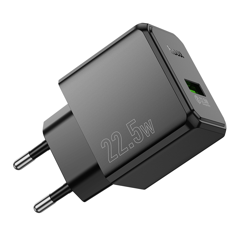 Сетевое зарядное устройство HOCO CS17A Wish 1xUSB, 2.4A, 22.5W, черный фото