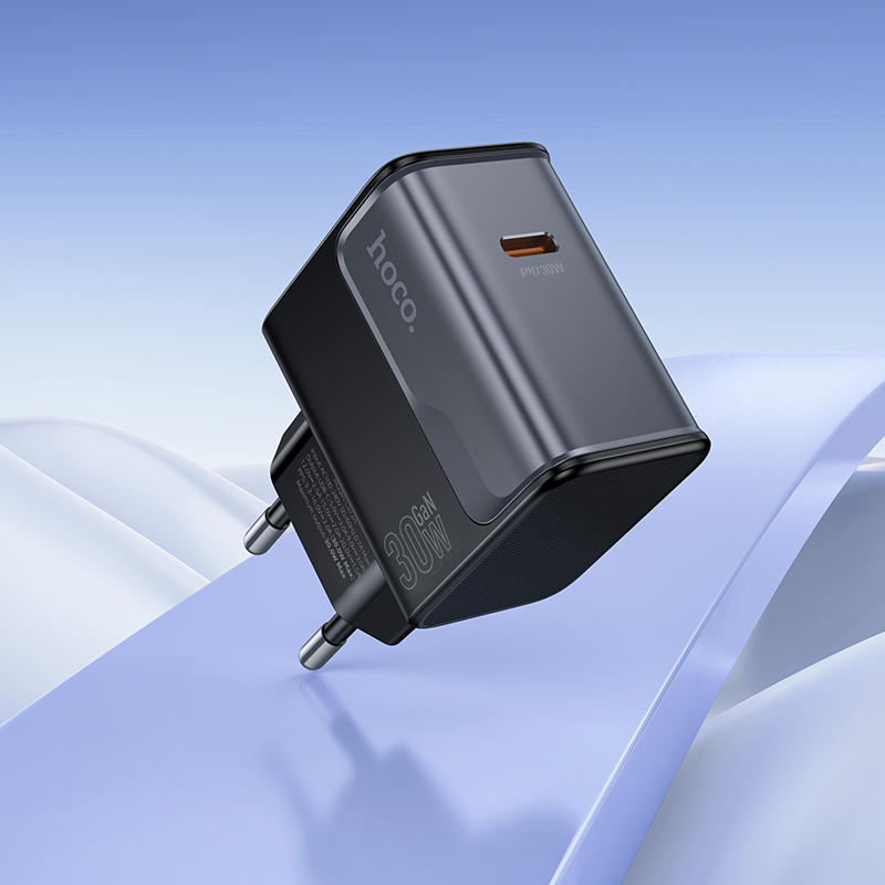 Сетевое зарядное устройство HOCO CS72A Star 1xUSB-C, 30W, черный фото