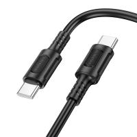 Кабель USB-C BOROFONE BX111 Feliz Type-C - Type-C, 3A, 60W, 1 м, черный фото