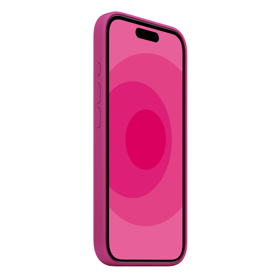 Чехол Silicone Case with MagSafe и Анимация цвета для iPhone 16 (6.1"), розовый (7) фото