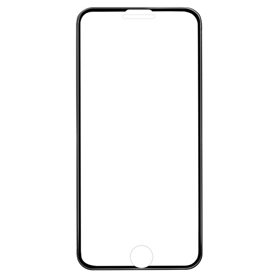 Защитное стекло HOCO A12 для iPhone 7+/8+, Full Glue 3D, прозрачный+белая рамка фото