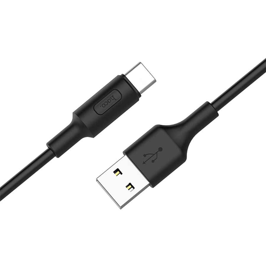 Кабель USB HOCO X25 Soarer USB - Type-C, 2А, 1 м, черный фото