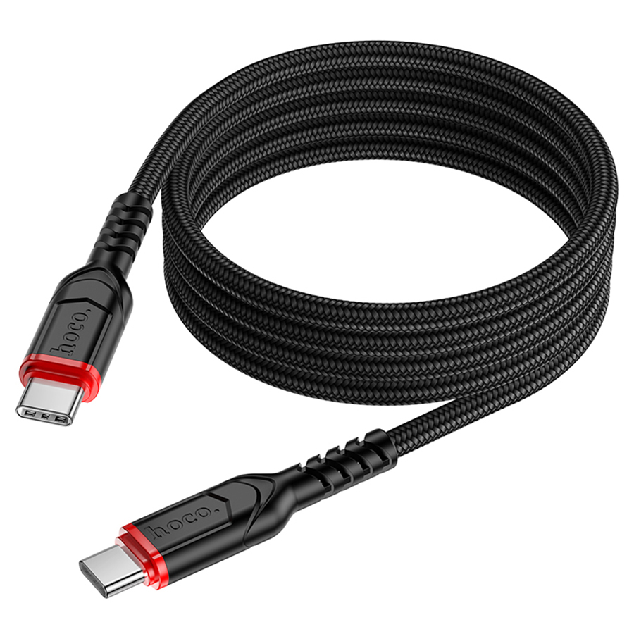 Кабель USB-C HOCO X59 Victory Type-C - Type-C, 3A, 60W, 1 м, черный оптом недорого с доставкой Кабель USB-C HOCO X59 Victory Type-C - Type-C, 3A, 60W, 1 м, черный фото