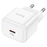 Сетевое зарядное устройство HOCO N32 Glory 1xUSB-C, 30W, белый фото