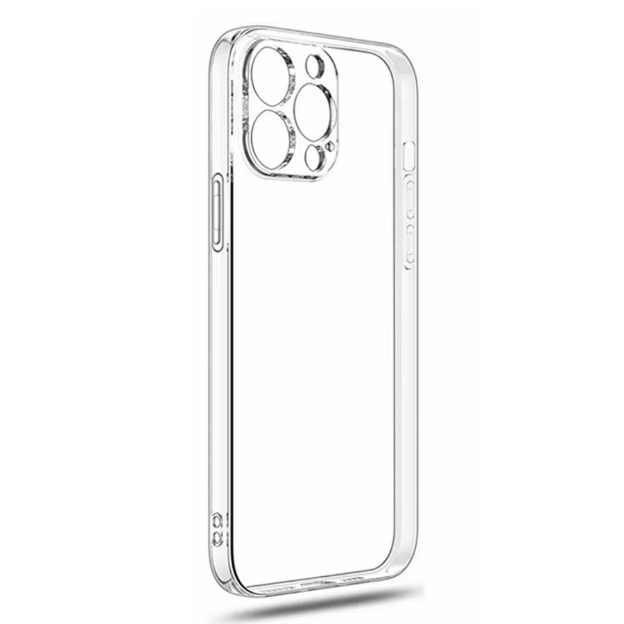 Чехол Clear Case силиконовый с защитой камеры для iPhone 16 Pro Max (6.9"), прозрачный фото