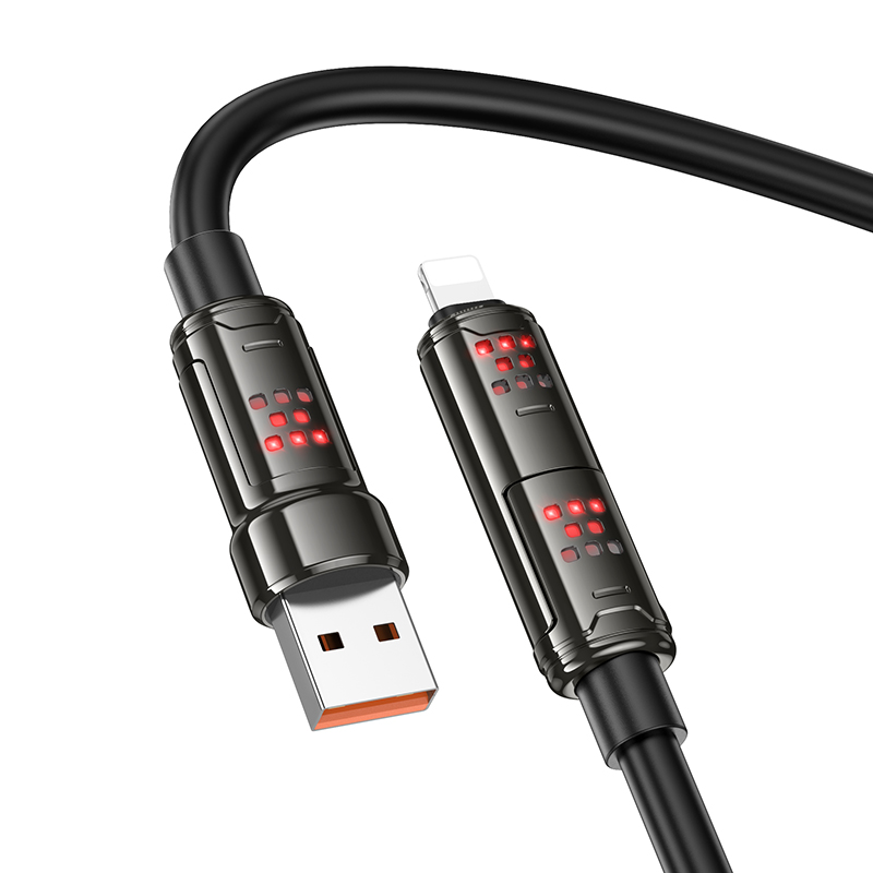 Кабель USB-C HOCO U143 Joy 4 в 1 USB/Type-C - Type-C + Lightning, 5A, 240W, 1.2 м, черный фото