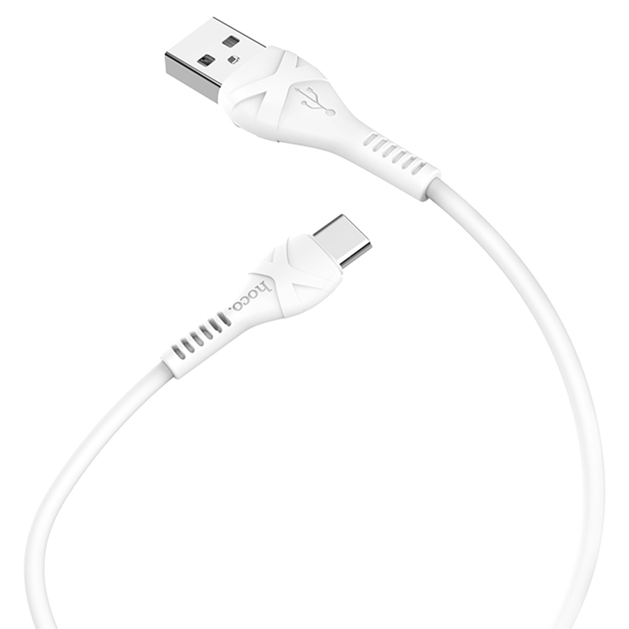 Кабель USB HOCO X37 Cool USB - Type-C, 3A, 1 м, белый фото