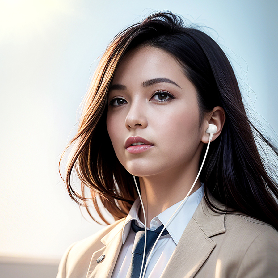 Проводные наушники BOROFONE BM84 Berry, Jack 3.5mm, 1.2 м, белый фото