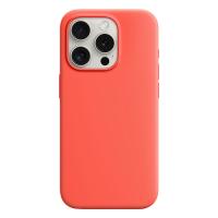 Чехол Silicone Case with MagSafe и Анимация цвета для iPhone 12 Pro Max 6.7", ярко-оранжевый (15) фото