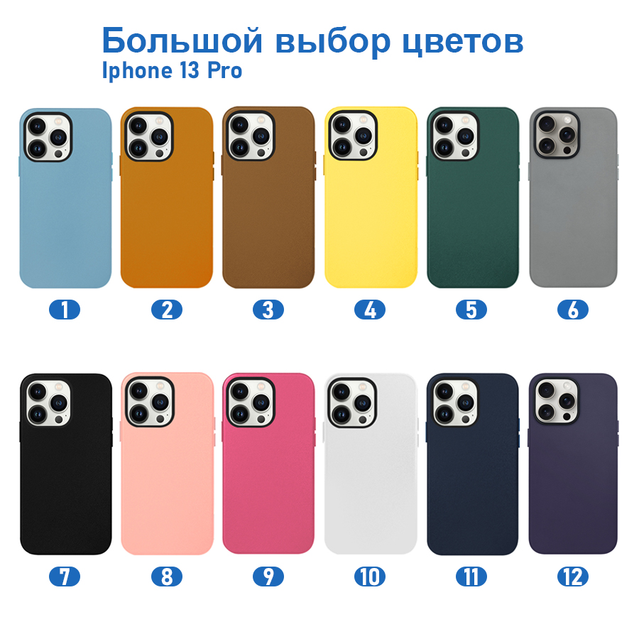 Чехол Leather Case with MagSafe KZDOO Mag Noble Collection для iPhone 13 Pro 6.1", черный (7) фото