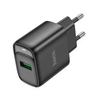 Сетевое зарядное устройство HOCO C140A Smart 1xUSB, 18W, черный фото