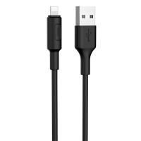Кабель USB HOCO X25 Soarer USB - Lightning, 2А, 1 м, черный фото