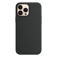Чехол Silicone Case with MagSafe и Анимация цвета для iPhone 12 Pro Max 6.7", черный (1) фото