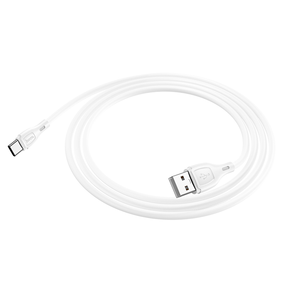 Кабель USB HOCO X61 Ultimate USB - Type-C, 3A, 1 м, белый фото