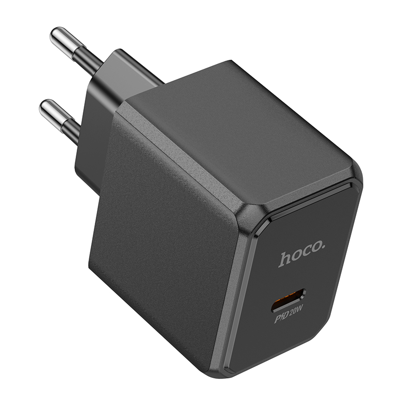 Сетевое зарядное устройство HOCO CS13A Ocean 1xUSB-C, 20W, черный фото