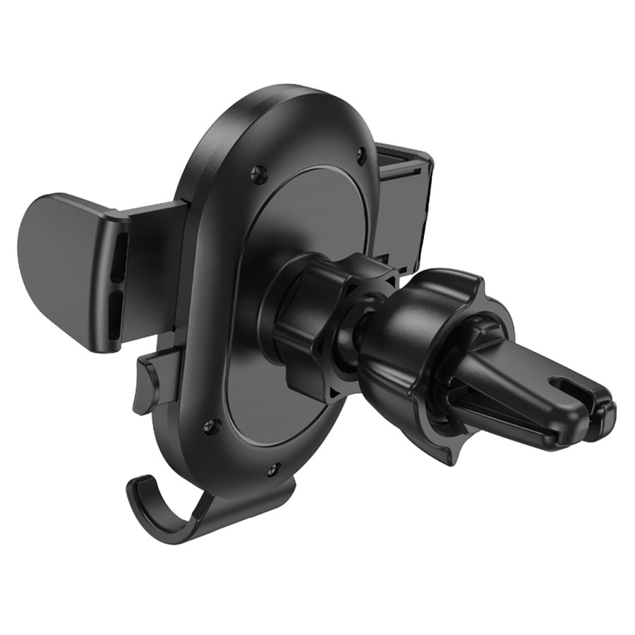Автомобильный держатель BOROFONE BH84 Experience, зажимной, на воздуховод, черный фото