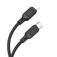 Кабель USB-C HOCO X90 Cool Type-C - Lightning, 20W, 1 м, черный фото