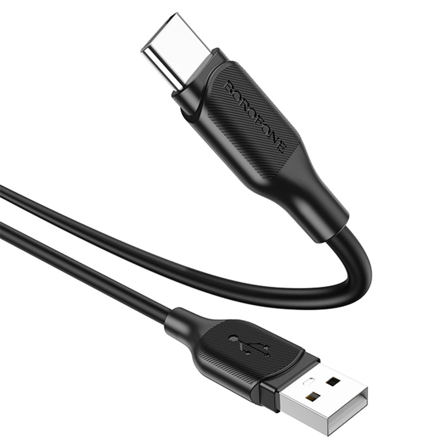 Кабель USB BOROFONE BX42 Encore USB - Type-C, 3A, 1 м, черный оптом недорого с доставкой Кабель USB BOROFONE BX42 Encore USB - Type-C, 3A, 1 м, черный фото
