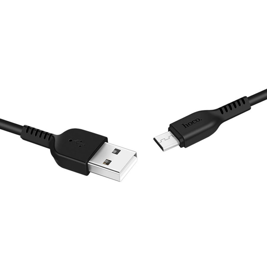 Кабель USB HOCO X20 Flash USB - MicroUSB, 2.4А, 1 м, черный фото
