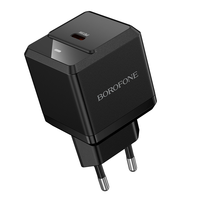 Сетевое зарядное устройство BOROFONE BN18 Intenso 1xUSB-C, 20W, черный фото