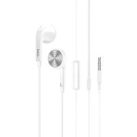 Проводные наушники HOCO M73 Joan, Jack 3.5mm, 1.2 м, белый фото