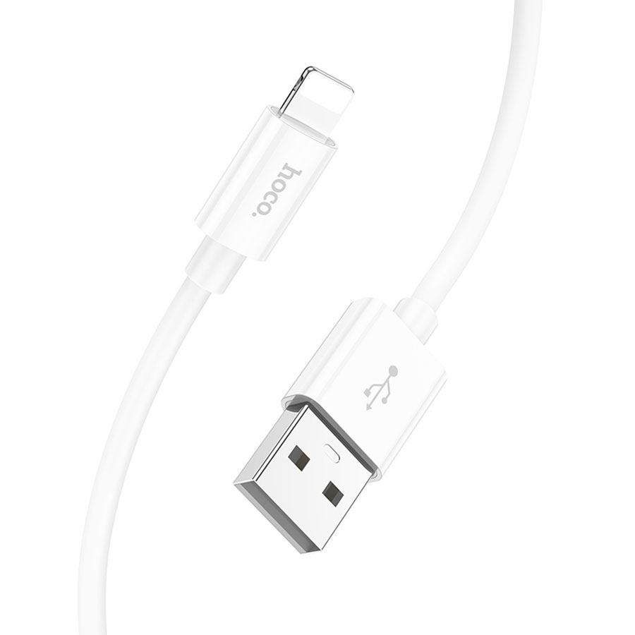 Кабель USB HOCO X87 Magic USB - Lightning, 2.4А, 1 м, белый фото