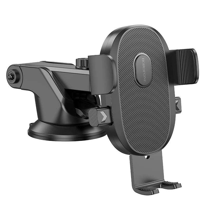 Автомобильный держатель BOROFONE BH93 Grand, зажимной, на приборную панель, черный фото