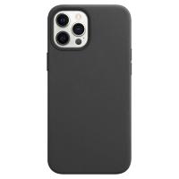 Чехол Leather Case MagSafe для iPhone 13 Pro 6.1", черный (1) фото